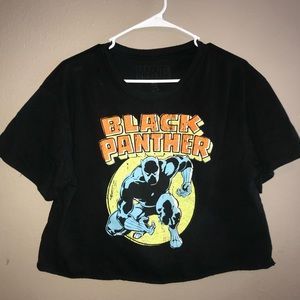 Marvel Black Panther Cropped T-shirt